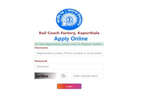 Rcf Indianrailways Gov In Apprenticeship Rcf Apprentice Portal