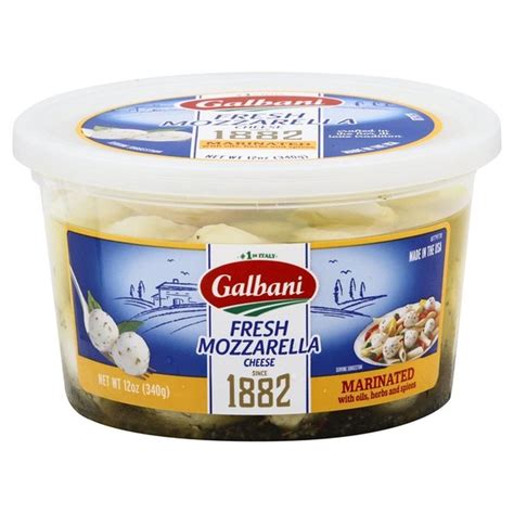 Galbani 1882 Galbani Marinated Fresh Mozzarella Cheese 12 Oz From