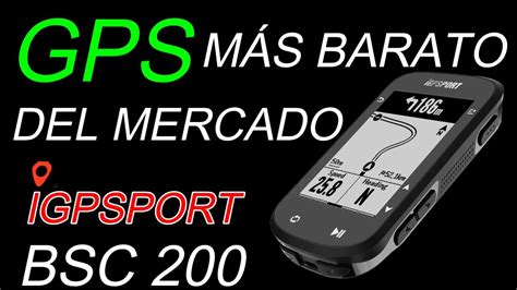 IGPSPORT BSC 200 CÓMO FUNCIONA ESPAÑOL YouTube