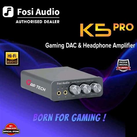 Jual Fosi Audio K5 Pro Hi Fi Gaming Dac Headphone Amplifier Di Seller