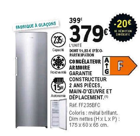 Promo Cong Lateur Armoire Chez E Leclerc Icatalogue Fr