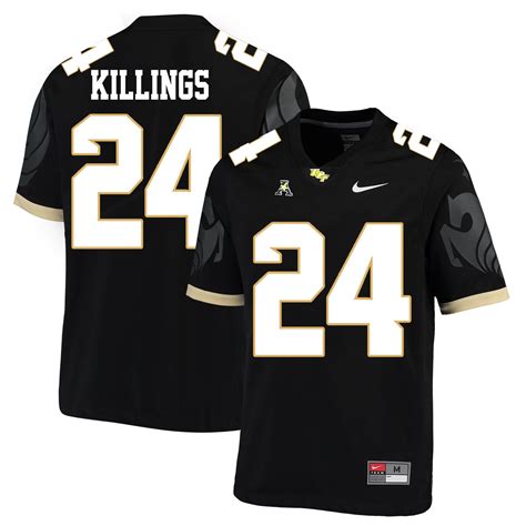 Mens Ucf Knights 24 Killings Black Limited Custom Jersey