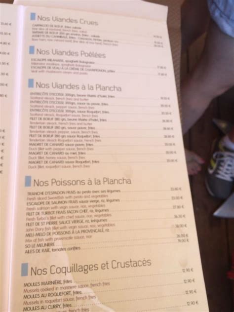 Menu Au Les Sablettes Pizzeria Fr Jus Bd De La Lib Ration