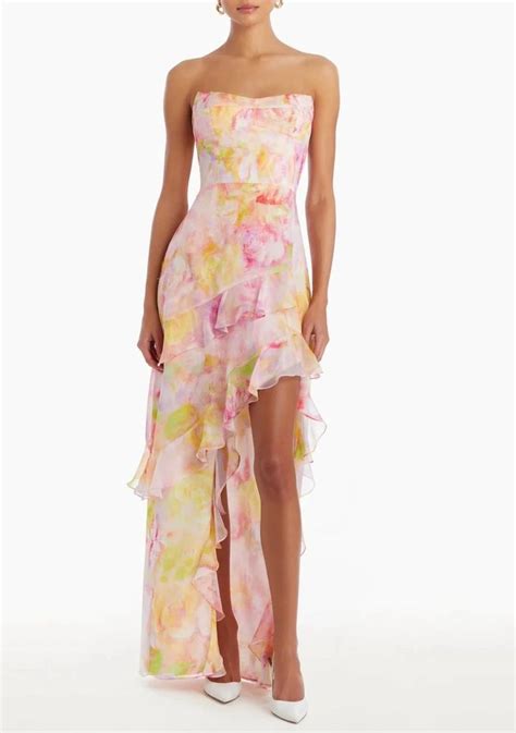 Amanda Uprichard Magnolia Dress In 2024 Magnolia Dress Maxi Dress