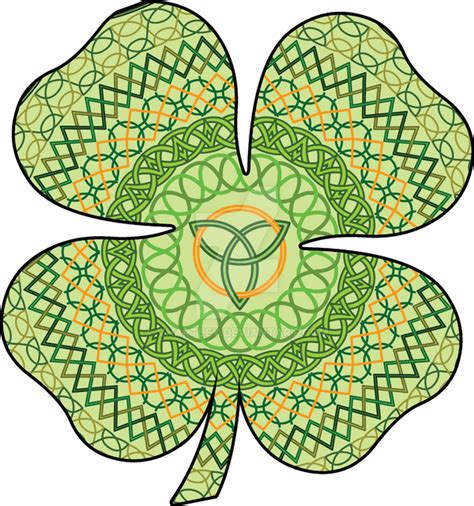 Celtic Four-Leaf Clover by vhartley on DeviantArt