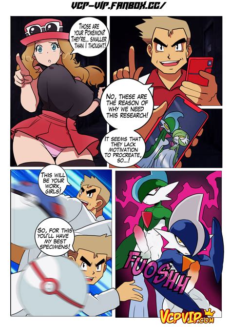 Post 5671148 Gallade Porkyman Professoroak Serena Vercomicsporno Comic Gansoman