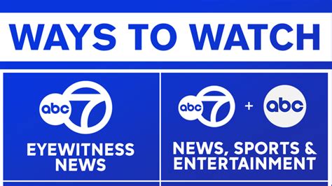 Here are ways you can watch Channel 7 Eyewitness News, ABC - ABC7 New York