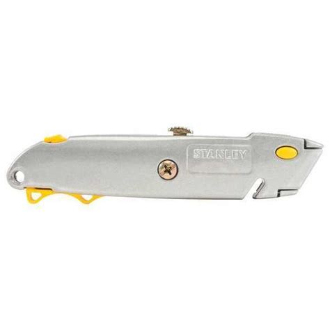 Stanley Quick-Change Retractable Blade Metal Utility Knife with Blades ...