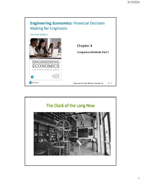 Lecture 4 Slides 4 1 Engineering Economics Financial Decision