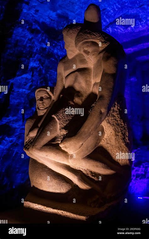 Salt cathedral of Zipaquira, Colombia Stock Photo - Alamy