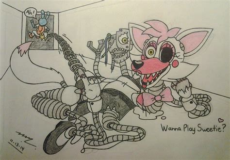 Mangle Fnaf2 By Sega Htf On Deviantart Fnaf Drawings Anime Fnaf Fnaf Art