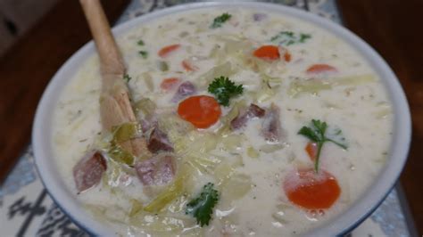 Creamy Cabbage Soup Youtube