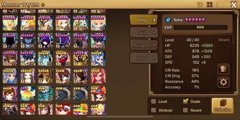 RARE LD Summoners War Asia Fermion C3 Vip Runes Video Gaming Gaming