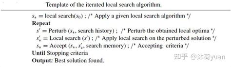 迭代局部搜索（iterated Local Search，ils） 知乎