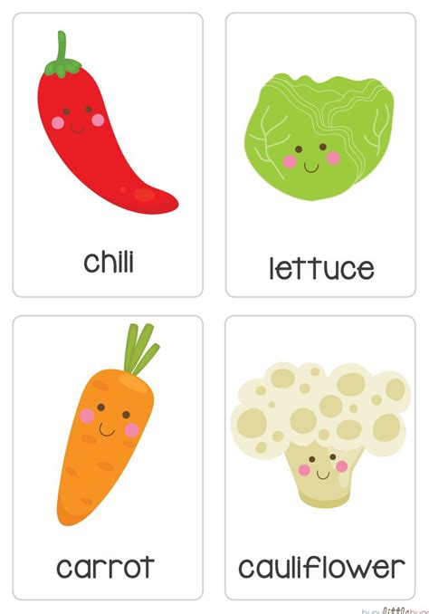 Free Printable Fruit Flash Cards