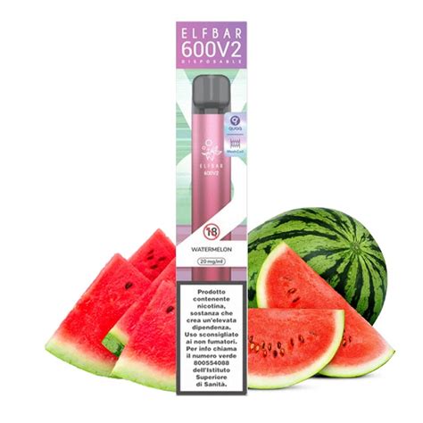 Watermelon V Mg Disposable Puff Vape Pen Usa E Getta Elf