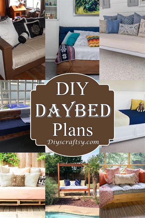 27 Diy Daybed Plans You Can Make Easily Diyscraftsy