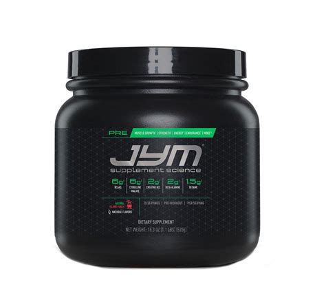 Jym Pre Jym Pre Workout Powder 20 Srv Zone Nutrition