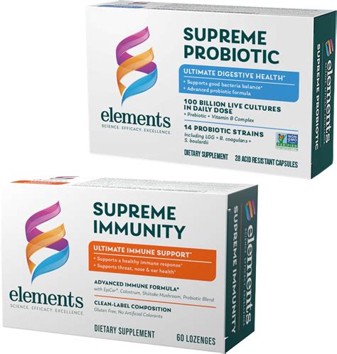 Amazon Elements Supreme Probiotic Supreme Immunity Bundle 100