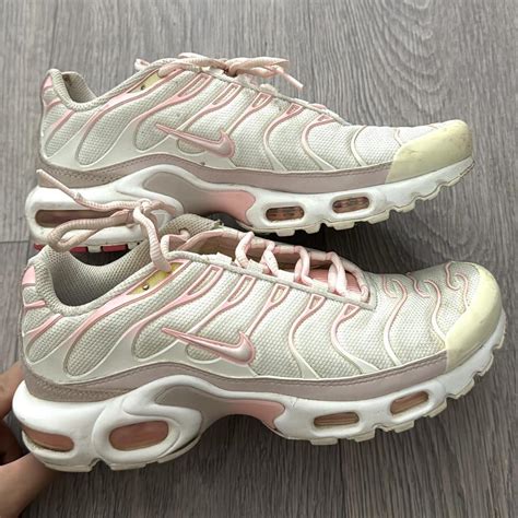 Nike Tns Air Max Plus (white pink) women’s Size US8... - Depop