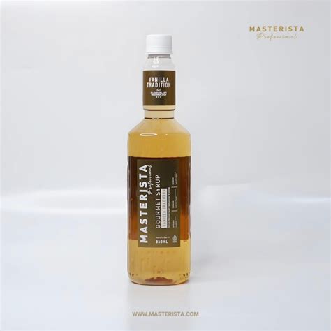 Jual Masterista Sirup Vanilla Tradition 750ml Shopee Indonesia