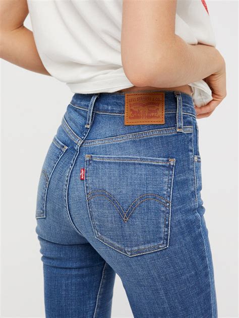 Levis Mile High Super Skinny Super Skinny Jeans Levis High Waisted