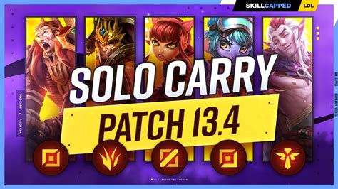 Best Solo Carry Champions For Every Role On Patch Youtube