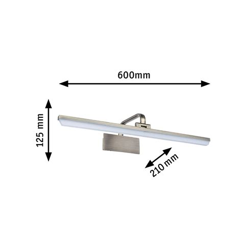 LED Bilderleuchte Renan 3000K 880lm 230V 11W Altmessing