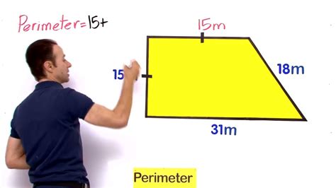 Perimeter of a 4 Sided Shape #2 | VividMath — US