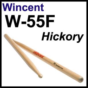 WINCENT W 55F HICKORY 14 7 x 406mm ウィンセント ドラムスティック イシバシ楽器