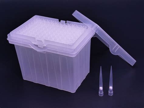 Sterile Dna Rna Free Clear Pipette Filter Tips For Laboratory