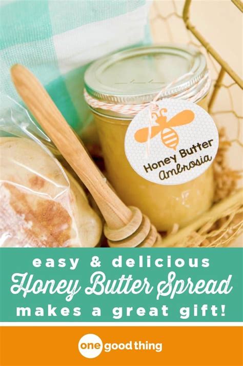 This Easy Honey Butter Tastes Amazing And Makes A Great T Recipe Easy Honey Butter Honey