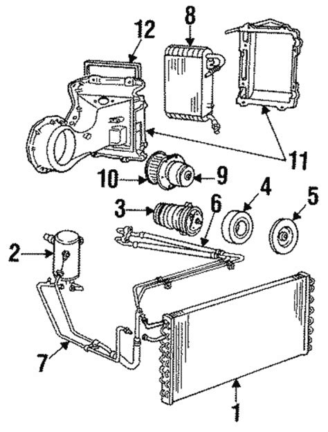 Condenser Compressor Lines For 1986 GMC K1500 Pickup GMPartsDirect