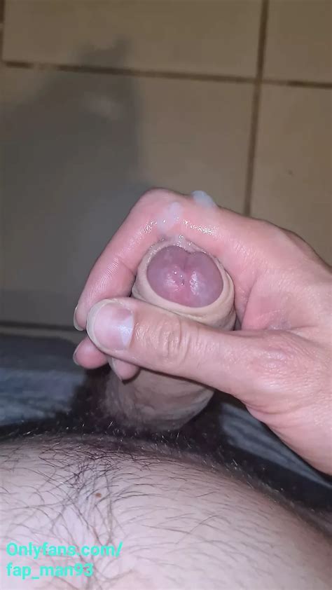 Closeup Early Morning Masturbation With A Lot Of Cum On The Floor Before Going To Work POV Gay