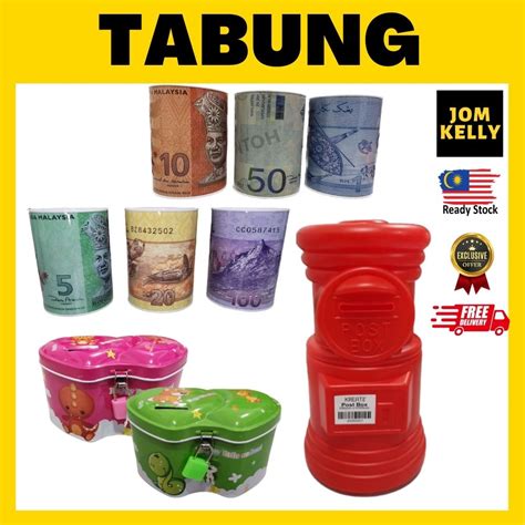 JOM KELLY Tabung Duit Gambar Duit Save Money Coin Bank | Shopee Malaysia