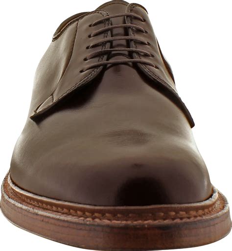 Alden Men S 99026 Plain Toe Blucher Dark Brown Smooth Calfskin The Shoe Mart