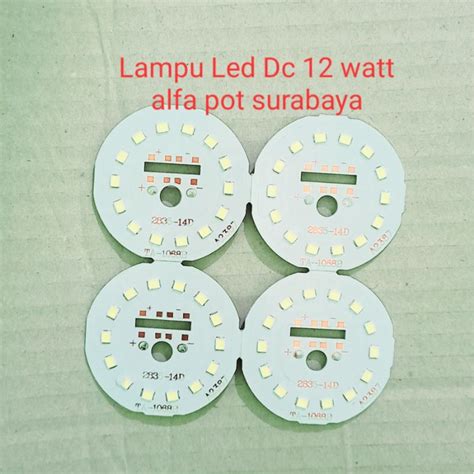 Jual Pcb Modul Lampu Led Dc 12 Watt Shopee Indonesia