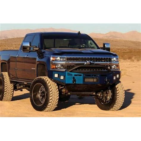 Full Width Raw Front Hd Bumper For 2015 2017 Chevy Silverado 2500