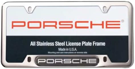 Amazon.com: porsche license plate frame