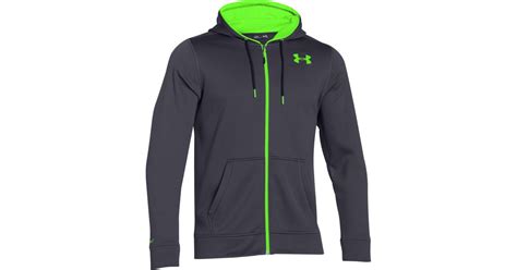 Under Armour Storm Armour® Fleece Full Zip Hoodie In Gray Lyst