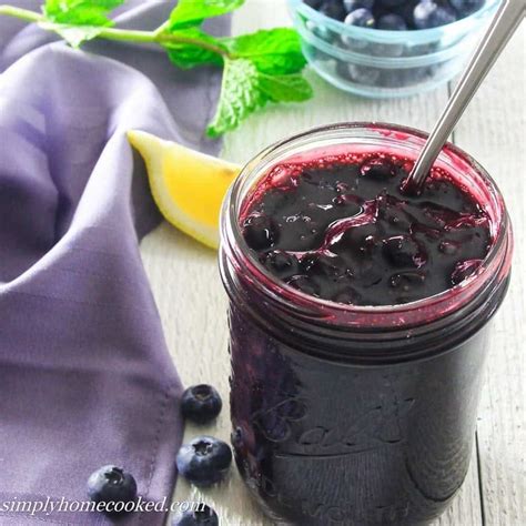 Blueberry Pie Filling - Simply Home Cooked