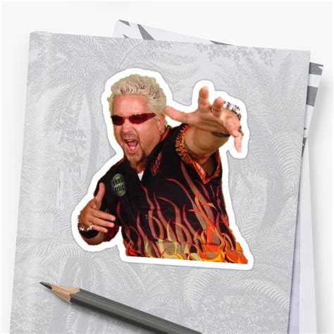 "Guy Fieri" Sticker by Chrisgreer321 | Redbubble