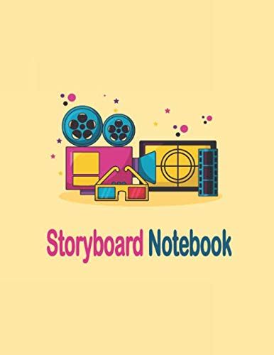 Storyboard Notebook: Blank Storyboard Notebook Sketchbook for ...