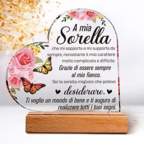 Buioata Regalo Sorella Regalo Per Sorella Idee Regalo Per Sorella