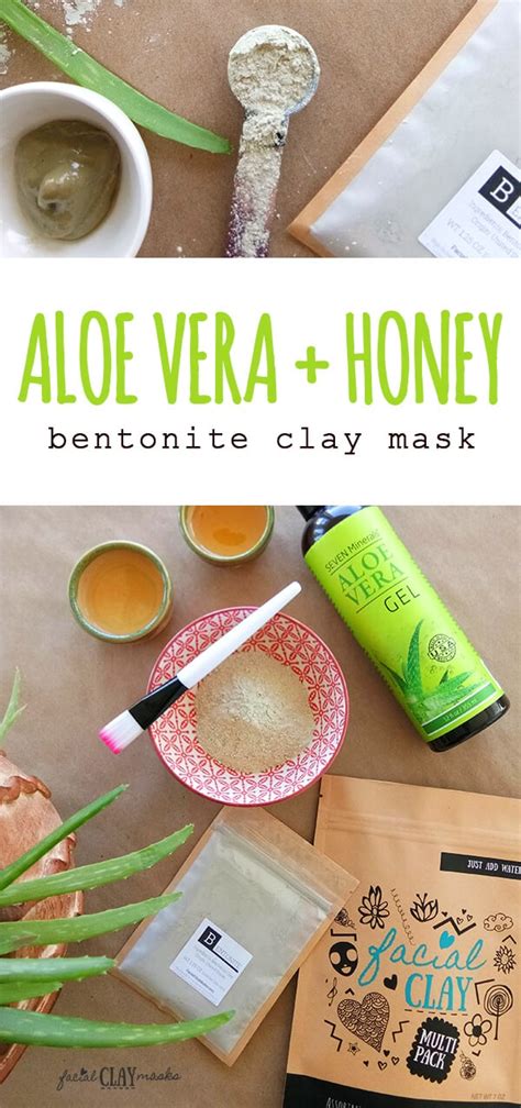 The BEST Aloe Vera Clay Mask Recipe With Honey Bentonite