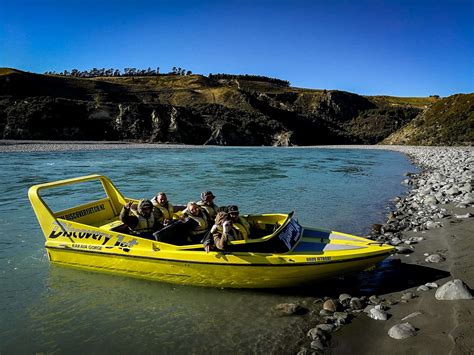 Jet Boating In The Rakaia Gorge New Zealand Four Worn Soles