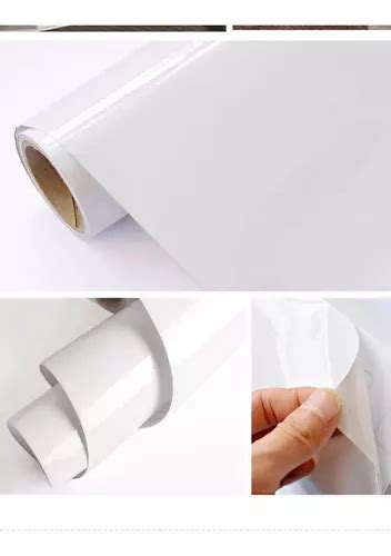 Papel Adherible Blanco Brillante Premium Cm Mercadolibre