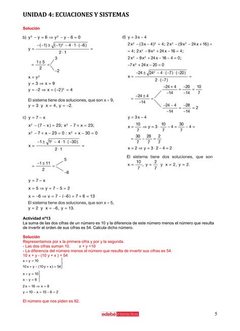 Ud Ecuaciones Y Sistemas Pdf