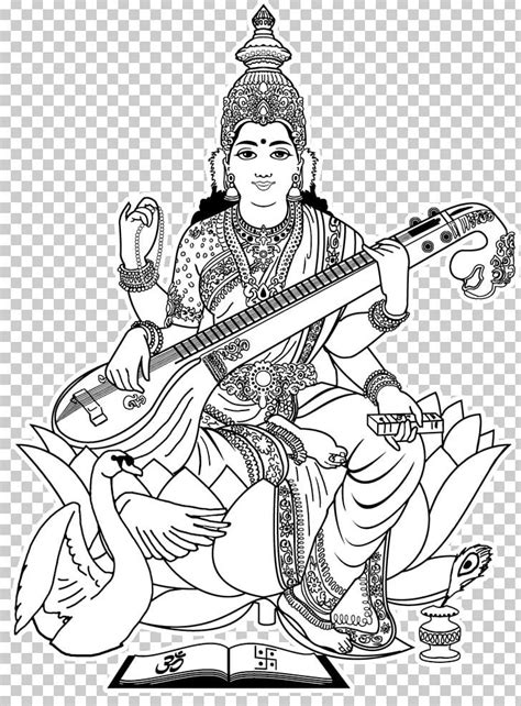 Shiva Ganesha Saraswati Drawing Coloring Book PNG - art, artwork ...