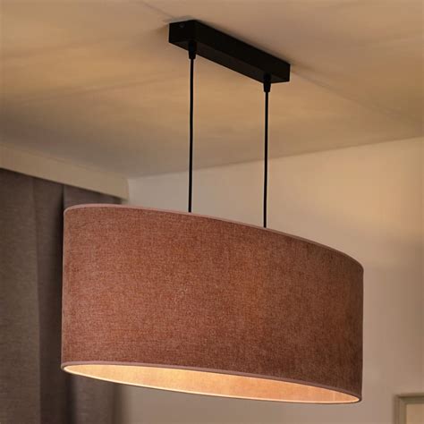 Duolla Suspension Filaire OVAL 2xE27 15W 230V Rose Lumimania